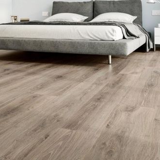 No Brand No Brand - Pavimento laminato in fibra di legno con strato protettivo in corindone rovere beige ad incastro alta resistenza usura e macchie per