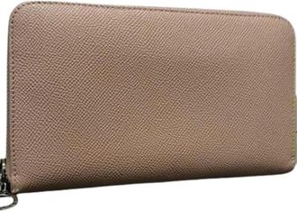 Bulgari Pre-owned Vintage Lange Portemonnee (bi-fold) - Dames - Vintage Accessoires - Roze - ONE Size - Leer - Vintage