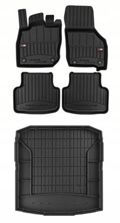 OEM Juego De Alfombrillas De Goma 3d Skoda Octavia 4 Mhev Desde 2019