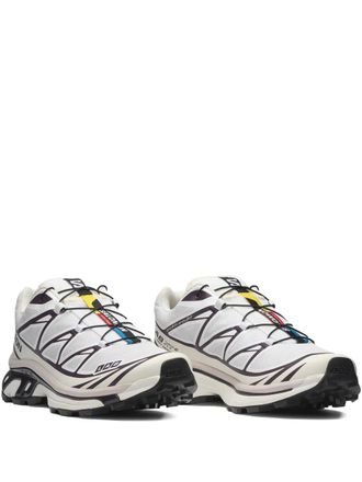 Salomon XT-6 Sneakers mit Logo-Print - WHITE VANILLA ICE PLUM PERFECT