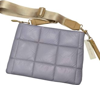 Chinese Laundry Womens Quilted Crossbody Bag In Lavender