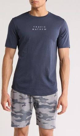 Travis Mathew TM Scoop Graphic T-Shirt in Indigo at Nordstrom Rack, Size Small