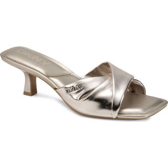 DKNY Jolaine Twist Sandal in Champagne at Nordstrom, Size 6.5