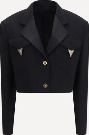 Versace Blazer corto in lana Woman 40