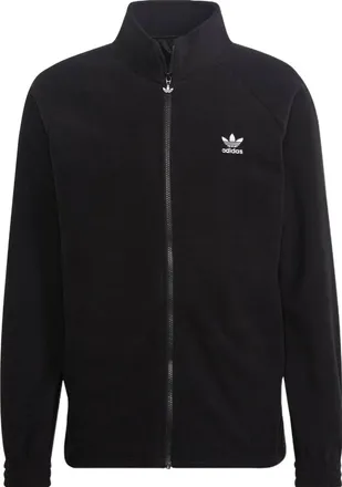 adidas Adicolor Classics Trefoil Teddy Fleece Jacket Asia Sizing Black HK7295