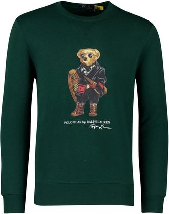 Polo Ralph Lauren Heren, Sweatshirts & Hoodies, Groen, Maat: XL Katoen
