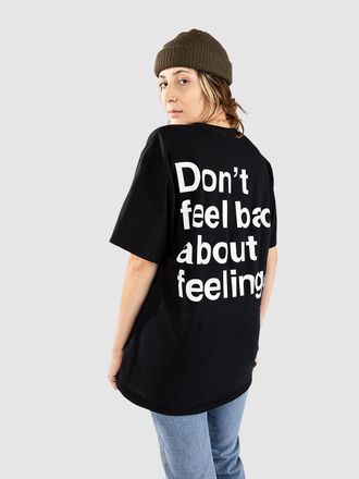 Petals and Peacocks Feeling T-Shirt zwart