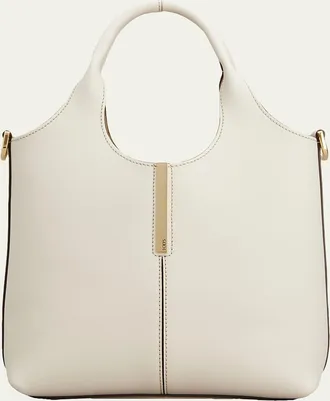 Tod's Embellished Leather Shopping Tote Bag