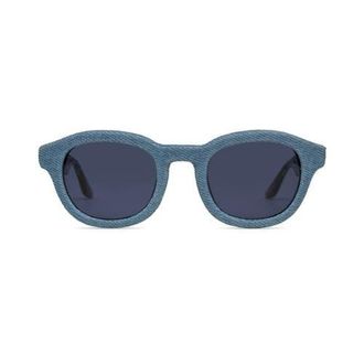 Italia Independent Cameo Sunglasses in Light Blue Denim at Nordstrom