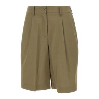 Kaos Casual Shorts, female, Green, Size: XS Pleated Shorts