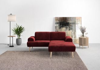 ANDAS Ecksofa »Swift Scandic Design, komfortabler Federkern, Breite 192cm, L-Form« Federkern-Polsterung, B/T/H: 192/83/176 cm