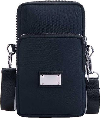 Generic Solid Color Versatile Mobile Phone Bag Small Crossbody Bag Vertical Change Bag Girls Leather Bags (BU1, One Size)