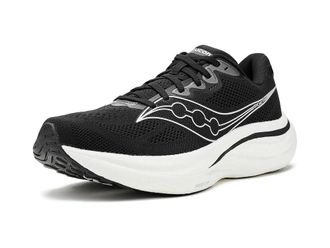 Saucony Ride 19 Womens Shoes Black/Silver : 10.5 B - Medium, Synthetic