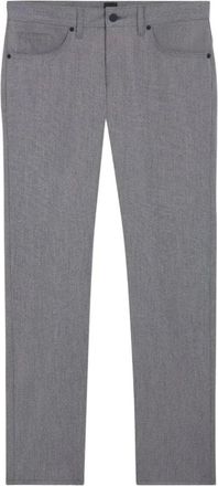 HUGO BOSS Heren, Broeken, Grijs, Maat: W40 L34 Viscose