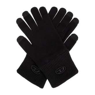 Diesel Accessoires, unisex, Zwart, S, Katoen, K-Cody-A Handschoenen