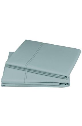 California Design Den Set of 2 Pillowcases - Hotel Luxe 800 Thread Count 100% Cotton Sateen in Soft Celadon at Nordstrom, Size Standard