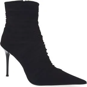 Jeffrey Campbell Lets Go Pointed Toe Bootie in Black Suede at Nordstrom Rack, Size 6.5