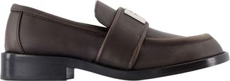 Acne Studios Bargot Sludge Moccasins - Acne Studios - Nylon - Brown