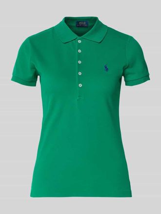 Polo Ralph Lauren Slim Fit Poloshirt aus Baumwoll-Mix in Gruen, Gr&ouml;&szlig;e XL