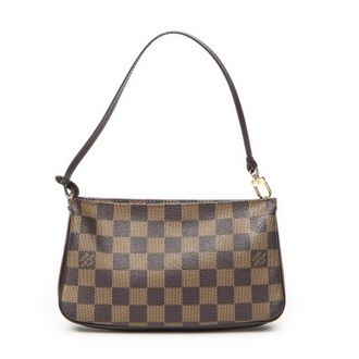 Louis Vuitton Pre-owned Womens Navona Pochette Pouch - Brown - One Size