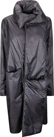 Maria Calderara Cappotto a collo alto - Nero