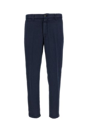 BRIGLIA 1949 Linen Slim-Fit Tailored Pants