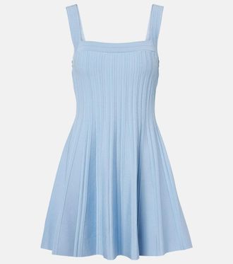 SIMKHAI Indie ribbed-knit minidress