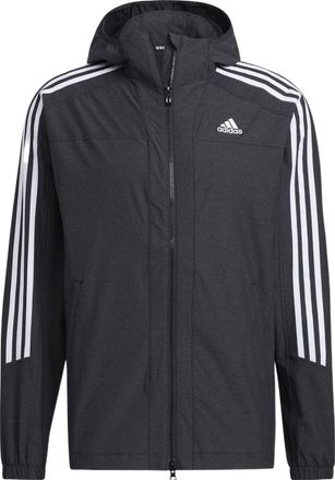 adidas M 3ST 247 CL JK Contrasting Colors Stripe Sports Hooded Jacket Black HC9962