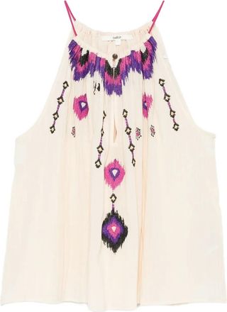 BA&SH Top con scollo allamericana - Toni neutri