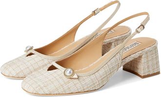 Badgley Mischka Veera Womens Shoes Cream : 7.5 M, Wool