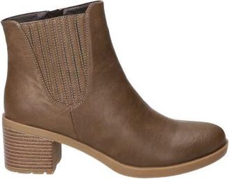Easy Street Tulsa Faux Leather Bootie in Taupe at Nordstrom, Size 6.5