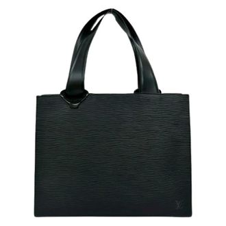 Louis Vuitton Pre-owned Tote Bags, female, Black, Size: ONE SIZE Pre-owned Gemo Epi Leather 2way Bag