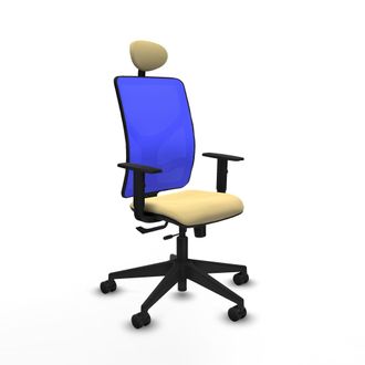 Piqueras y Crespo Silla De Oficina Piqueras Y Crespo Motilla Negro 120 Kg