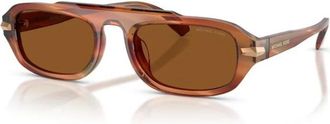 Michael Kors Watch Hill Zonnebril - Heren - Zonnebrillen - Bruin - 55 MM - Accessoires