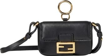 Fendi Tassen, Dames, Zwart, ONE Size, Mini Baguette Schoudertas