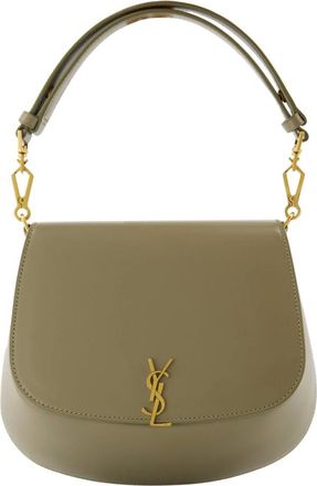 Saint Laurent Handbags, female, Green, Size: ONE SIZE Voltaire Mini Handbag