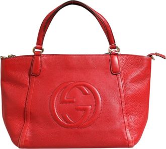 Gucci Soho Small Leather Womens Tote (Pre-Owned)