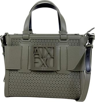A|X Armani Exchange Handbags, female, Green, Size: ONE SIZE Susy Laser Cut Tote M