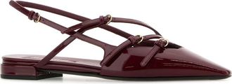 Miu Miu Womens Flat Purple Calfskin