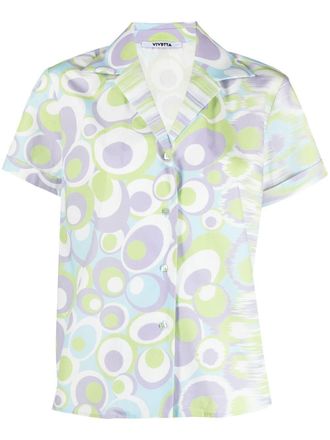 Vivetta Blouse met grafische print - Paars