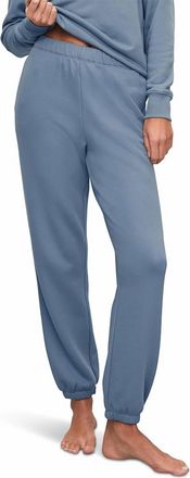 Eberjey French Terry Pull-On Jogger In Faded Denim
