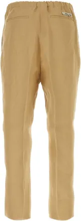 Fendi Mens Paper Trousers Camel
