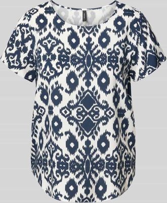 Vero Moda Loose Fit T-Shirt aus aus reiner Viskose Modell EASY JOY in Marine, Gr&ouml;&szlig;e XS