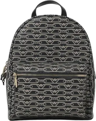 Emporio Armani Zwarte Logo Rugzak Stijlvol Functioneel Accessoire - Dames - Rugzakken - Veelkleurig - ONE Size - Tassen
