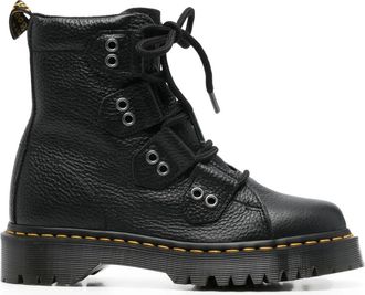 Dr. Martens leather boots - women - Leather/Calf Leather/Rubber - 6.5 - Black