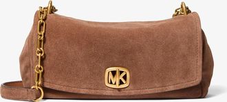 Michael Kors Bryant Small Suede Convertible Shoulder Bag