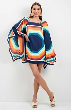Trina Turk Aqualane Side Flounce Dress in Siena at Nordstrom, Size X-Small