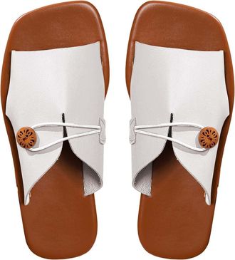 Generic Princess Shoes Womens Heel Womens Beach Sandals Hollow Casual Slippers Flat Shoes Sandals Worn Womens Shoes Collectors, White, 8.5 UK