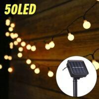 OEM Guirnalda De Luces Solares Para Exteriores, 6,9 M, 50 Led, Resistente Al Agua Ip44, Con 8 Modos De Iluminaci&oacute;n Para Decoraci&oacute;n Interior Y Exterior, Ja