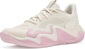 Under Armour Ace Low 2 Volleyball Shoes Womens Shoes Stone/Stone/Prime Pink : 10.5 B - Medium, Synthetic